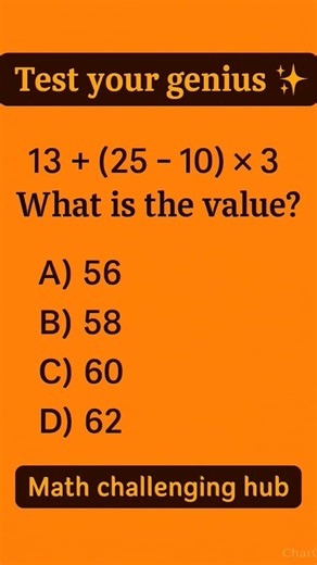 Viral math problem challenge
