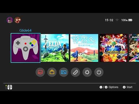 Nintendo Switch | Glide64 - Nintendo 64 emulator (Retronx)