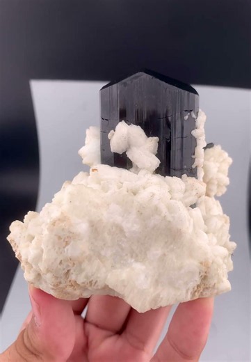 Schorl Black Tourmaline With Feldspar From Pakistan - 322 grams