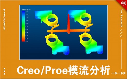 Creo/Proe产品设计-模流分析视频教程