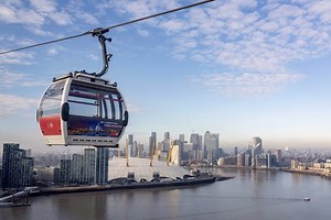 London’s cable car is reducing its opening times due to low passenger numbers