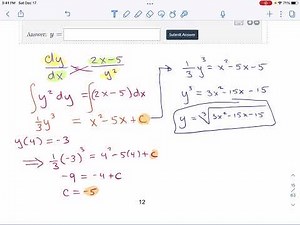 Solving Differential Equations Examples