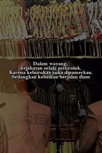 Wayang Kulit - In wayang, evil is always prominent