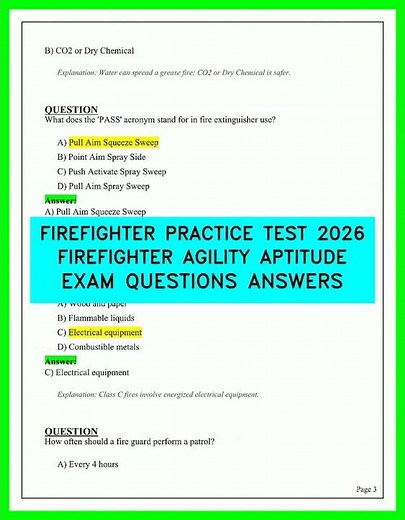 Firefighter Practice Test 2026: Essential Agility and Aptitude Exam Questions and Answers