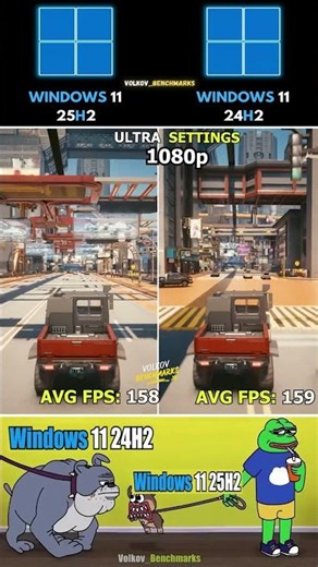 Windows 11 24H2 vs 25H2 - Did Microsoft Improve Gaming? #pcgaming