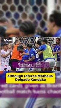 23 Red Cards! Football Match Turns Into Massive Brawl in Brazil