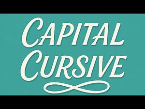 Learn Capital Cursive Letters | Handwriting Practice for Kids