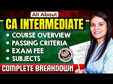 All about CA Intermediate course , must watch Students