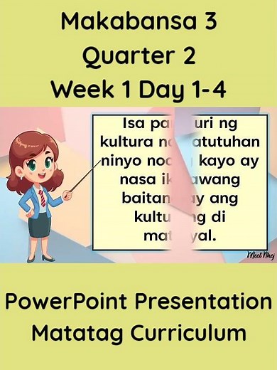 Makabansa 3 Matatag Curriculum PowerPoint Presentation Quarter 2 Week 1 Day 1-4 #grade3matatag #ppt