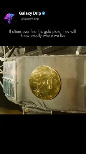 Aliens Could Find Earth Using THIS 🛸 #shorts #space #universe #goldenrecord #spacefacts #didyouknow