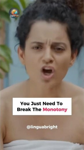 What's the meaning of "Monotony"? #easyenglisheveryday #howtoimprovespokenenglish #speakinenglish