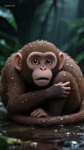 The Little Monkey Who Lost His Mother 🐒💔 | Emotional Kids Story