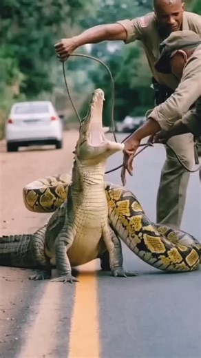 wildanimalsdiscussion20 on Instagram: "Crocodile tried to escape from python 😨 _ _ _ _ _ _ _ #python #crocodile #crocodilevspython #wildanimal #wildanimalphotos #wildlifeprotection #naturephotography #nature #net #netgewildlife #discover #discoverearth #wildlife_shots #wildlifeonearth #wildlife_vision #krugernationalpark #kruger #net #netgewildlife #discover #nationalgeographic"