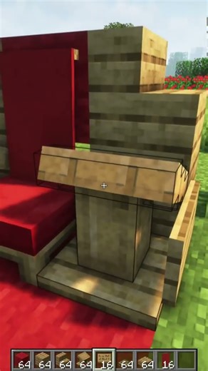 Throne Tutorial 👑 #tutorial #minecraft