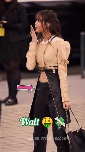 Lisa $18K Paris Fashion Week Outfit🛍️💸#lisa #blackpink #shortsfeed #fashion #style