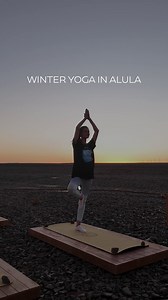 Connect with nature and yourself by practicing yoga against #AlUla’s breathtaking backdrop. 🌿🧘 Tag someone you’d love to join you. #Yoga #MeTime #LuxuryTravel #ForeverRevitalising #ExperienceAlUla | Experience AlUla