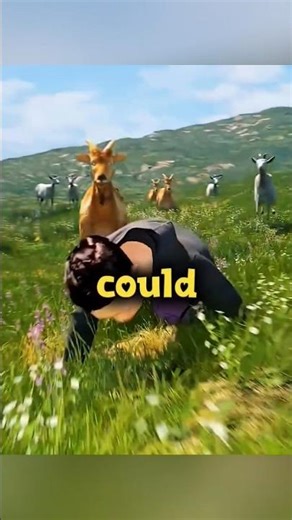 Angry Goats Chased Him… Then His Cat Stepped In