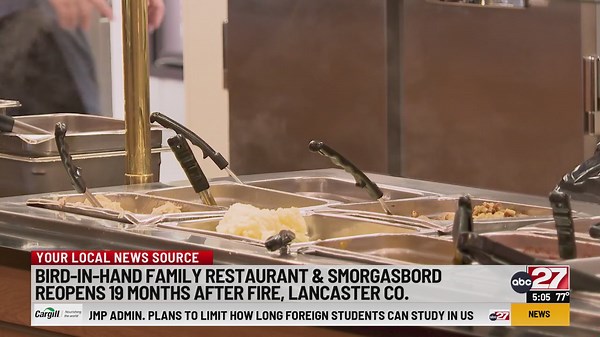 Bird-In-Hand Family Restaurant reopens 19 months after fire