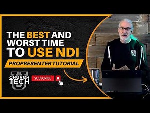ProPresenter Tutorial: The Best and Worst Times to Use NDI