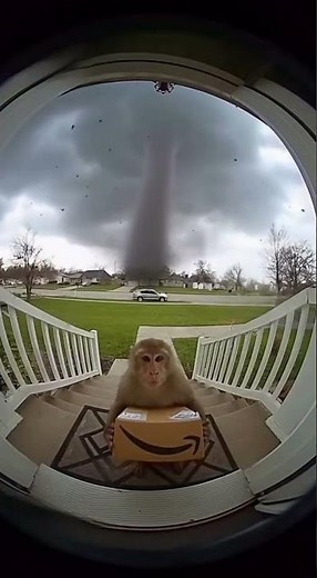 Monkey get sucked by the tornado || Dataflux