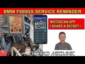 ⚠️ BMW F800GS SERVICE RESET using the MOTOSCAN APP.. I SHARE A SECRET FOR IPHONE USERS ⚠️