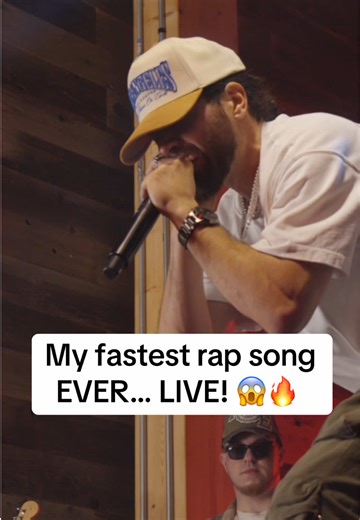 Performing my fastest rap song LIVE! #music #rap #rapper #live #performance
