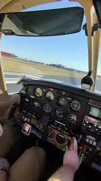 Right seat takeoff in a piper arrow ii