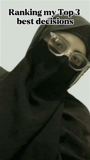 Wearing niqaab is best decisions ever made-to please the Creator not the creation ✨ #niqabigirl #pw