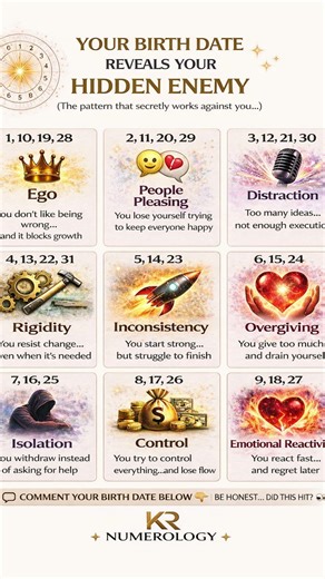 Your Birthdate Reveals Your Hidden Enemy