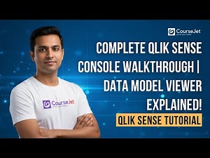 Overview of Qlik Sense Console | Qlik Sense Data Model Viewer | CourseJet