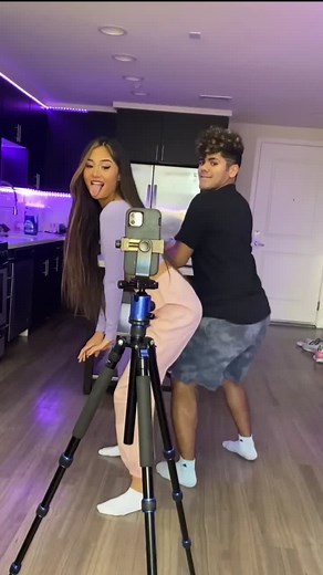 He usually gets so mad 😂 Follow to see video 🤫 #couples #dance @queenstaralien @kingkidjoshua