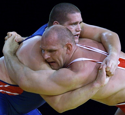 "How can you compete against somebody who's unbeatable?" Rulon Gardner did just that when he defeated Aleksandr Karelin to win the Sydney 2000 Greco-Roman gold medal. Watch the full story on 'Rulon' now: https://bit.ly/3whXF87 #StrongerTogether | Team USA | USA Wrestling | United World Wrestling | Olympics