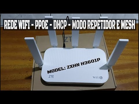 ZTE MESH WIFI 6 ROUTER ZXHN H3601P | STEP BY STEP CONFIGURATION | PPOE | DHCP | REPEATER AND MESH