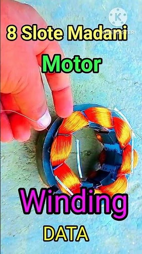 8 slot table fan winding data