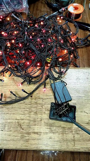 Как сделать гирлянду, чтобы она горела постоянно