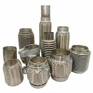 [Hot Item] 2"X 4" Exhaust Spherical Flex Joint with Flange 2.5"X 6" Car Exhaust Spherical Joint Spring-Loaded Ball Joint Assembly