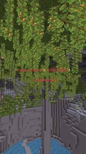 How to find a Lush Cave in the new Minecraft 1.18 Snapshot in Bedrock and Java! #minecraft #minecrafttutorial #minecrafthacks #QuickBooksVictoryPose