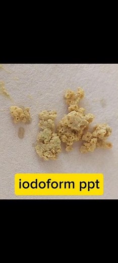 Iodoform preparation Chemistry Class 12