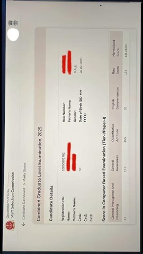 CGL Final Answer key #ssccgl2025 #ssccgl #gd #cpo
