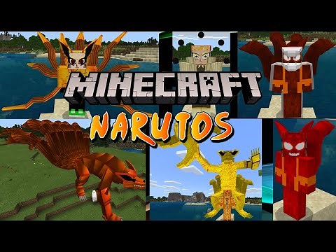 *UPDATED* Naruto S Mod! Nine Tails Forms, New Animations, New Mobs... (Minecraft Naruto Mod)