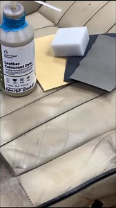 Removing scuff and scratches on leather Some scratches can be removed without the need of sanding. Paint can help disguise damage to leather. In this case sand lightly and then apply small amounts of colour to the surface using a sponge with a stippling application, drying between steps and then finish off with top coat sealer. Need advice or help? Contact us anytime: 📞 01482 606864 🌐 www.leatherrepaircompany.com 📧 help@leatherrepaircompany.com 💬 Message us anytime! #LeatherScuffRepair #Leat