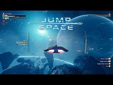 Jump Space SOLO in Moderate Mission Artillery Support in DT-4 Dart Heavy Fighter | A Close Fight!