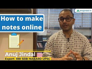 How to make notes online? - AJ Sir