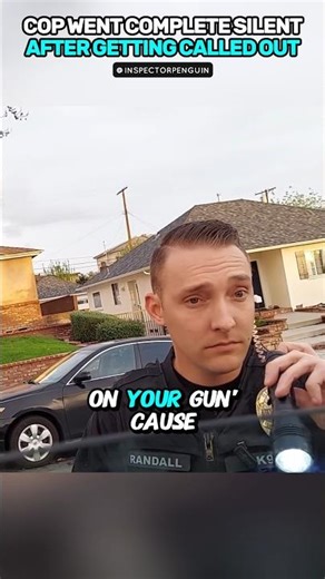 Cop Went Complete Silent After Getting Called Out