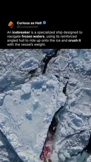 How Icebreakers Crush Ice 🧊