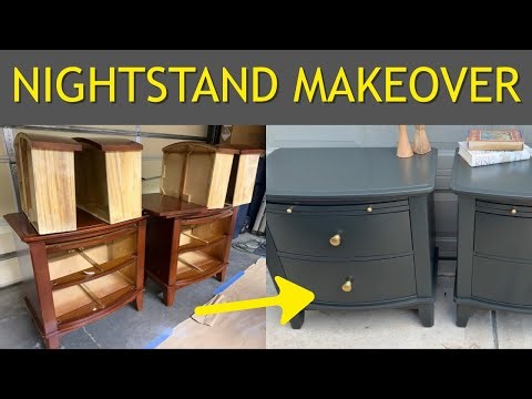 From Outdated to $$$ / Nightstand Makeover That Looks DESIGNER /Luxury Flip on a BUDGET