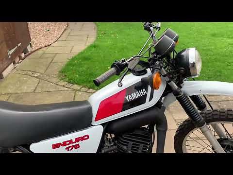 Lovely old Yamaha Dt 175 trail bike 1978