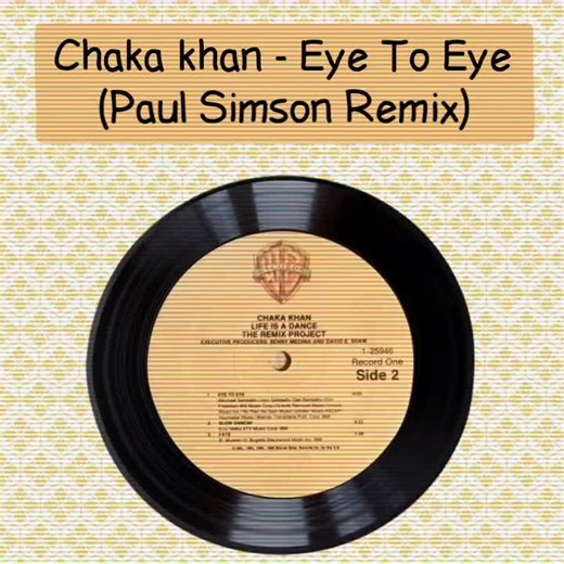 Chaka Khan - Eye to Eye (Paul Simpson Remix) | Old School House Music Mix
