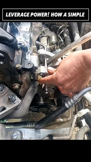 🚗 Install Alternator Bolts Like a Pro in Seconds! #Alternator #MechanicTricks #CarRepair
