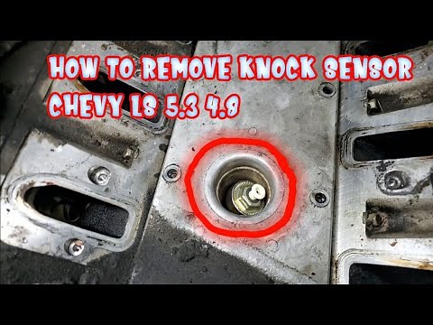how to remove knock sensor on chevy LS 5.3 4.8 tahoe suburban silverado